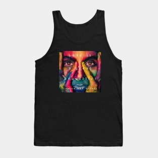 Louisa May Alcott quote: Love is a great beautifier Tank Top